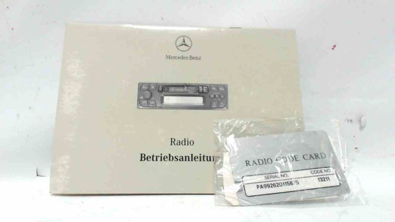 Cassetten-Radio Audio 5 - mit Code und AnleitungMERCEDES-BENZ A 140 CLASSIC